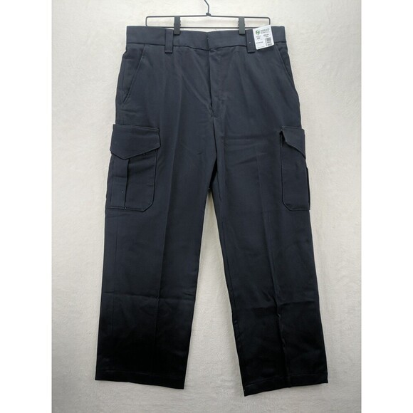 HORACE SMALL HS2726 MENS 34R x 37U 100% COTTON 6 POCKET CARGO PANTS NAVY NWT - Picture 1 of 12